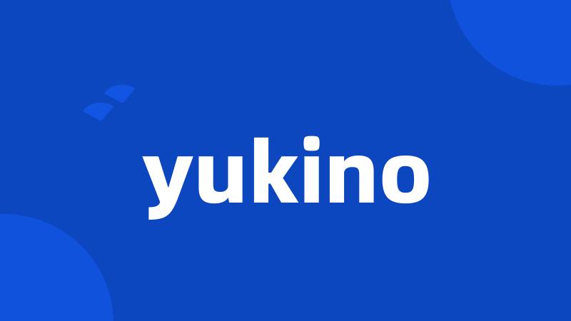 yukino