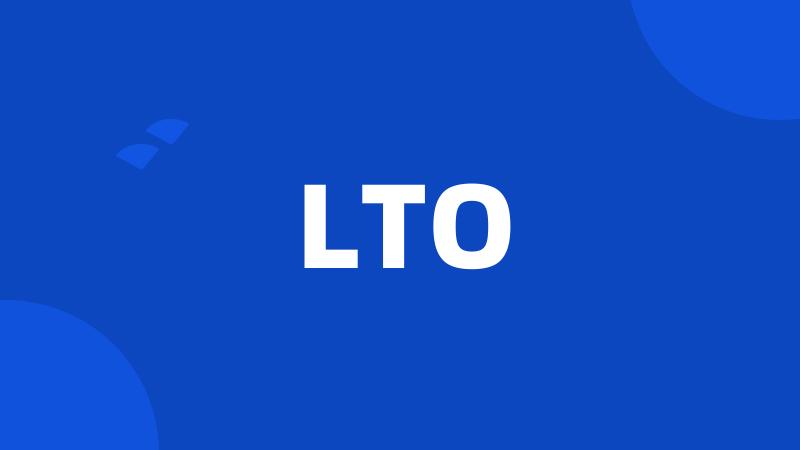 LTO