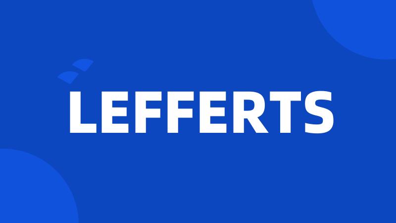 LEFFERTS