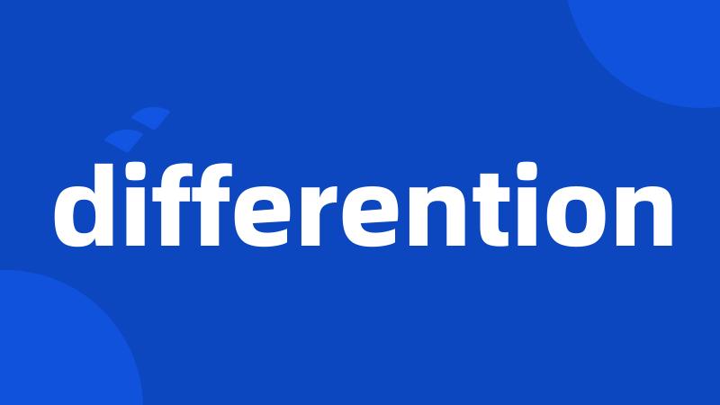 differention