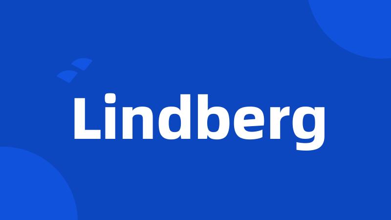 Lindberg