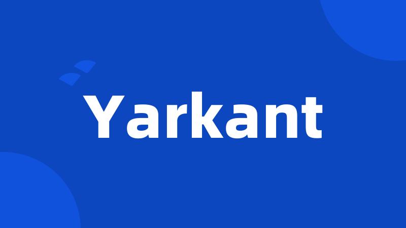 Yarkant