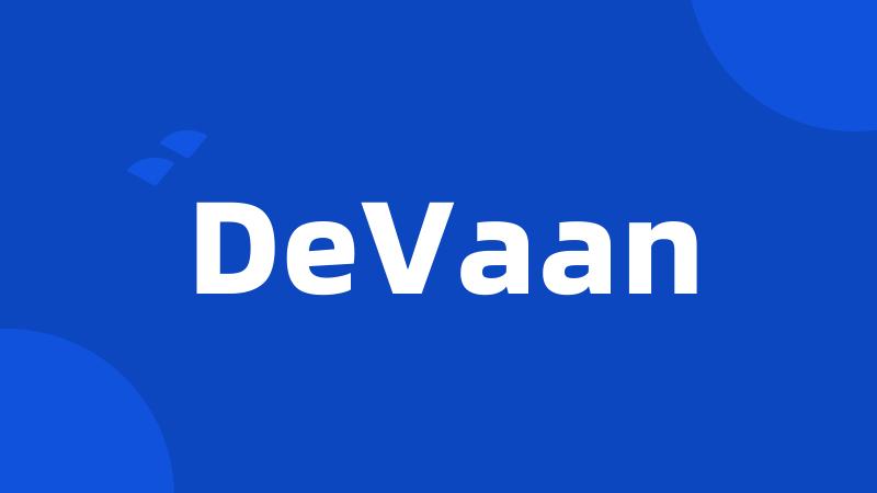 DeVaan