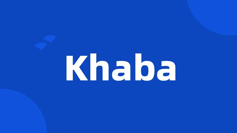 Khaba