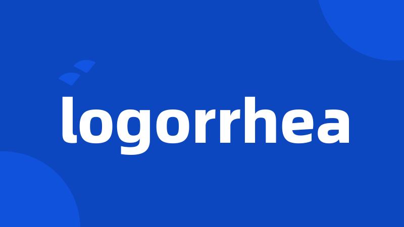 logorrhea