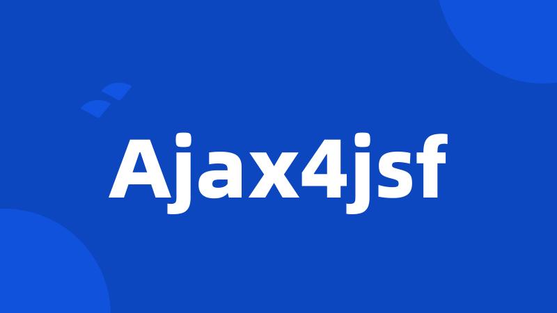 Ajax4jsf