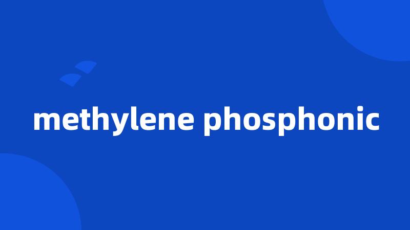 methylene phosphonic