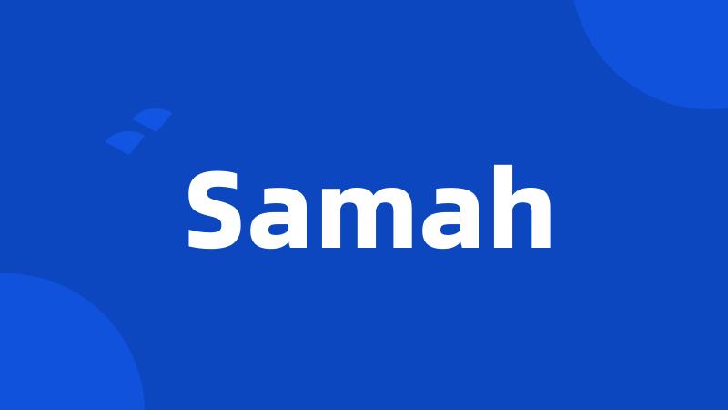 Samah