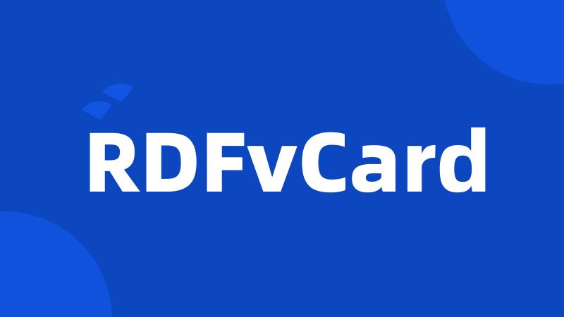 RDFvCard