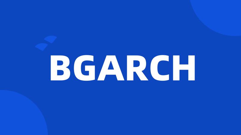 BGARCH