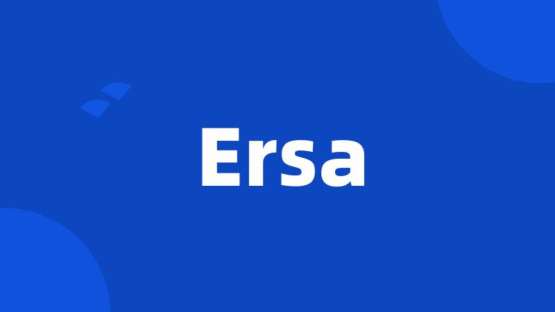 Ersa