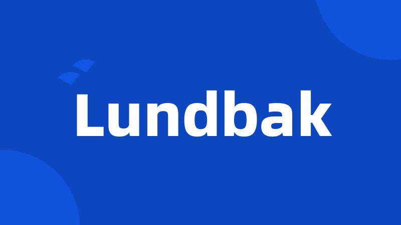 Lundbak