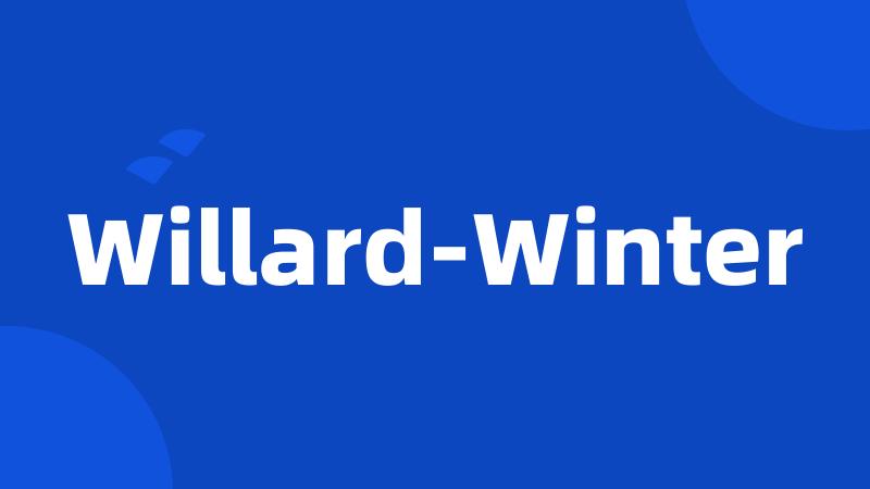 Willard-Winter