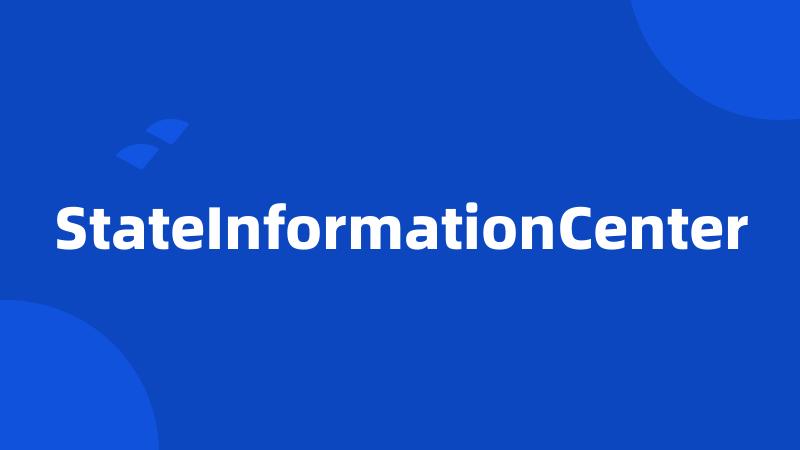 StateInformationCenter