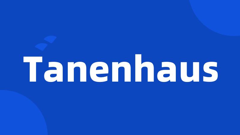 Tanenhaus