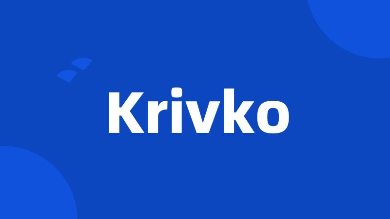 Krivko