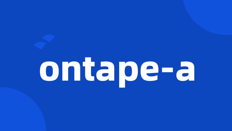 ontape-a