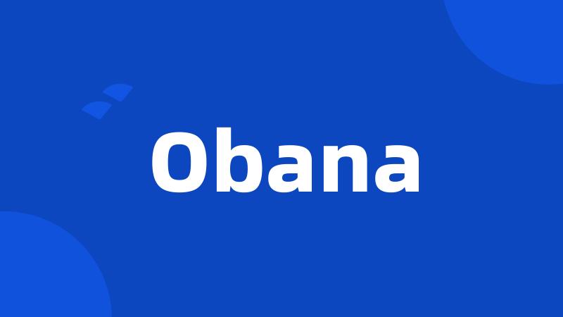 Obana