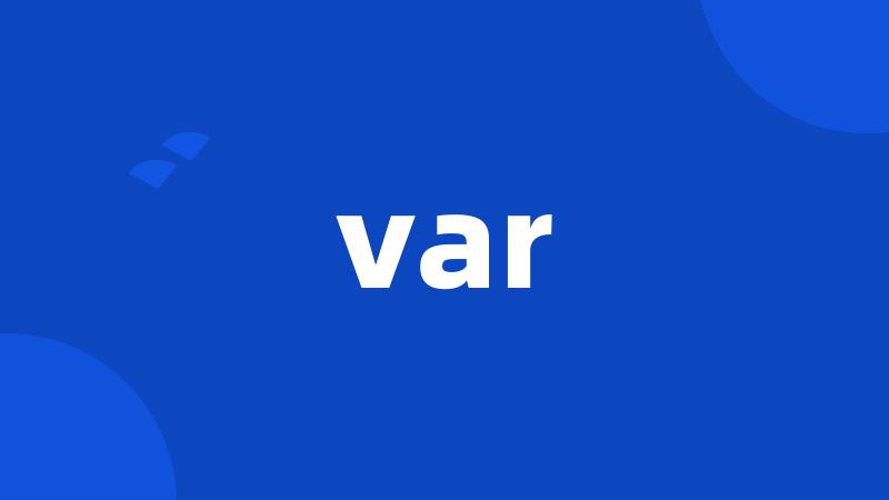 var