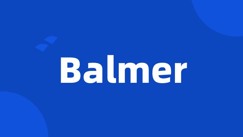 Balmer