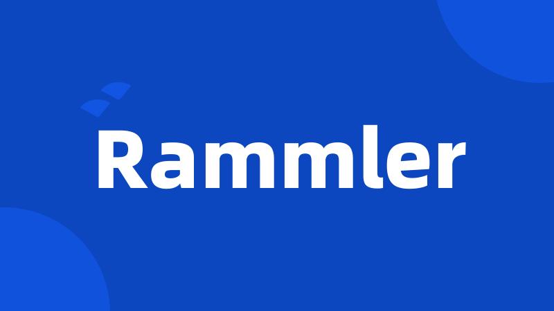 Rammler