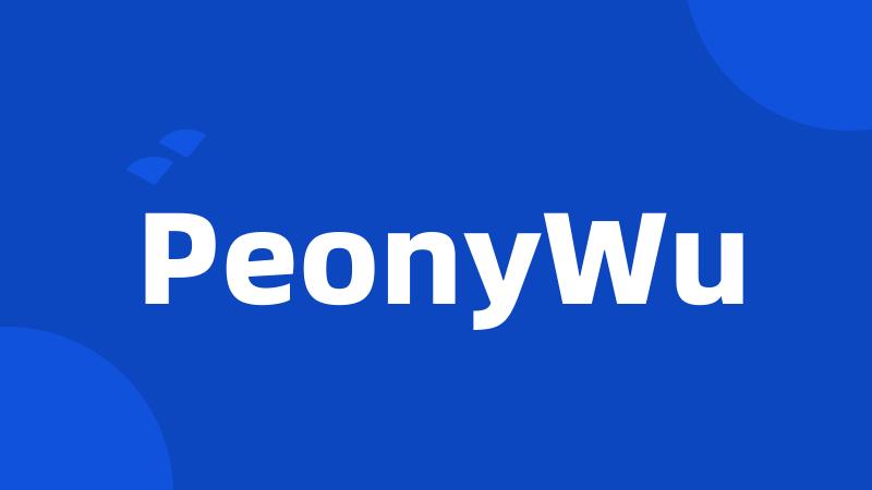 PeonyWu