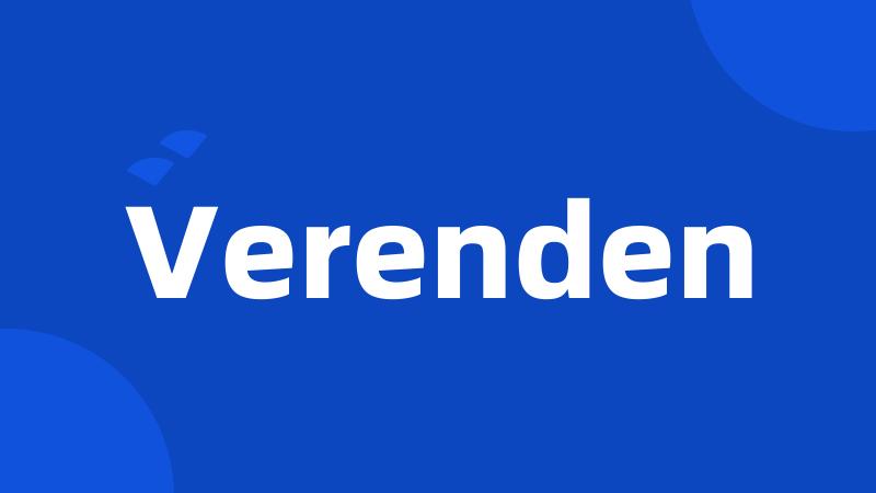 Verenden