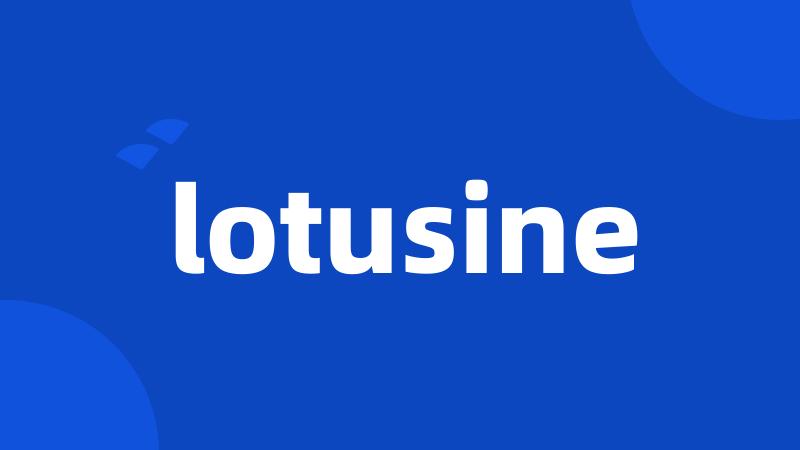 lotusine