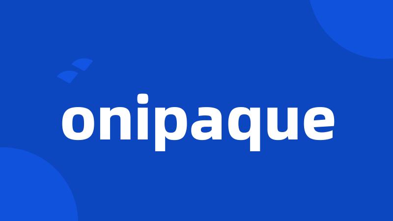 onipaque