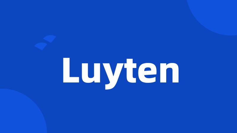 Luyten