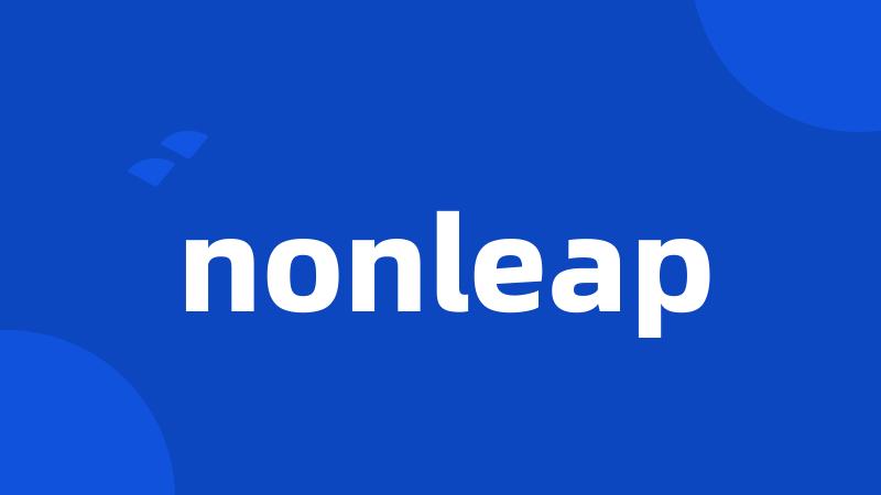 nonleap