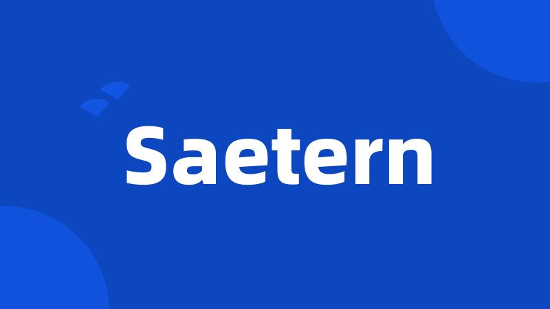 Saetern