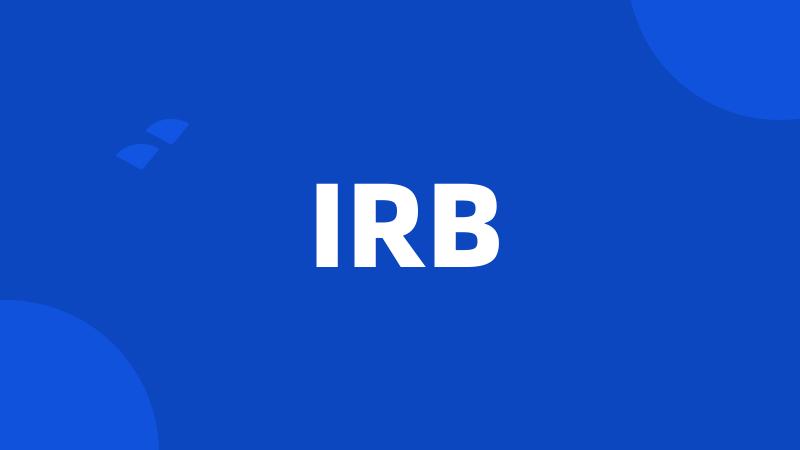 IRB