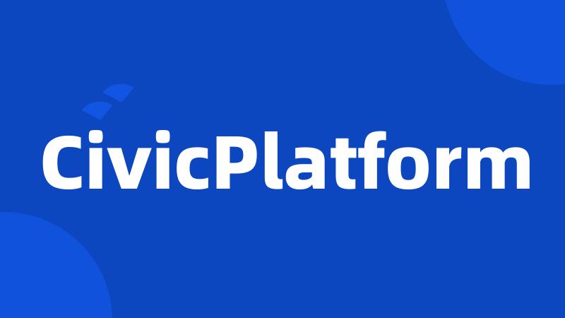 CivicPlatform