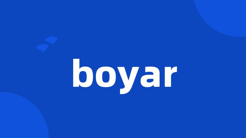 boyar