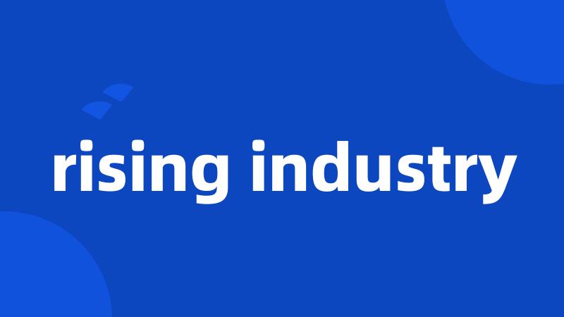 rising industry