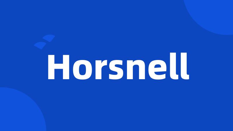 Horsnell