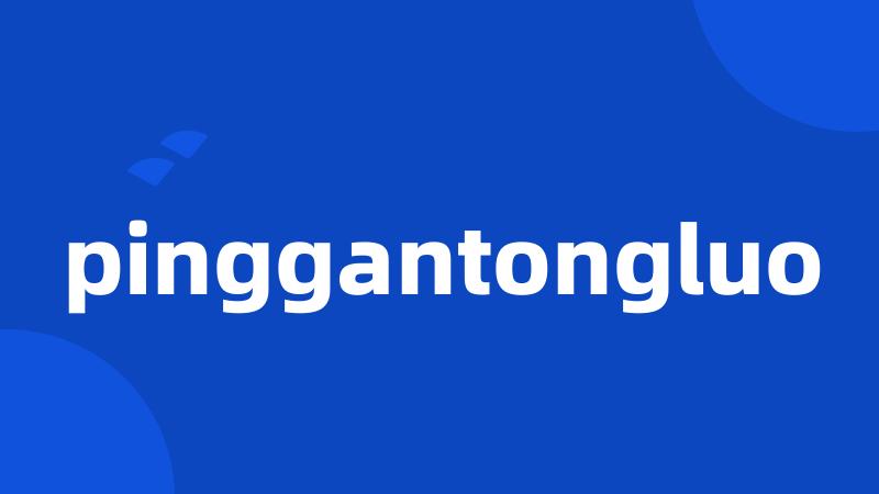 pinggantongluo