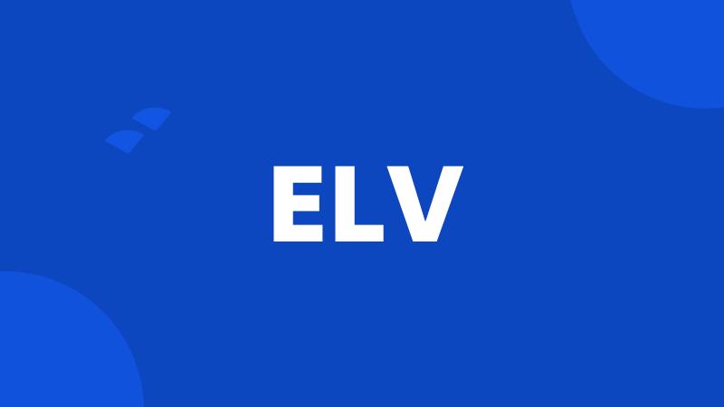 ELV