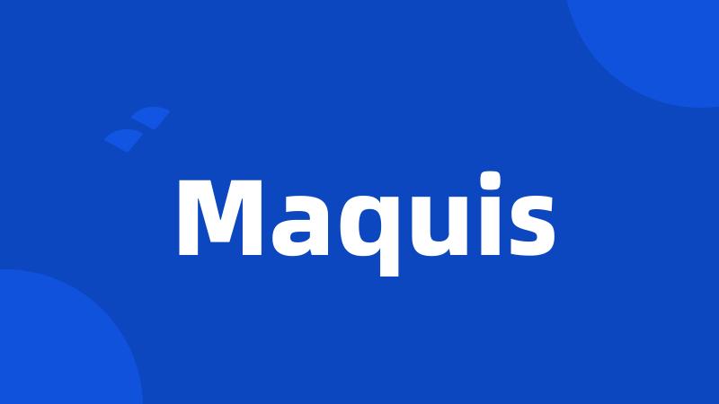 Maquis