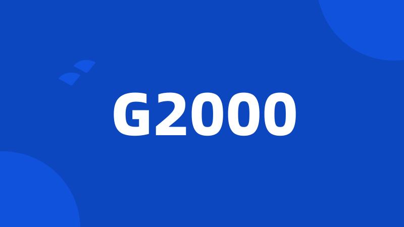 G2000