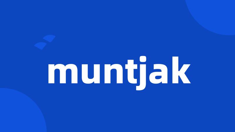 muntjak