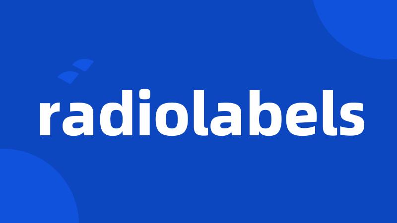 radiolabels