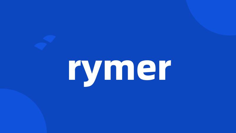 rymer