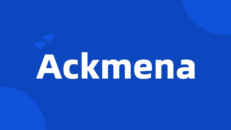 Ackmena