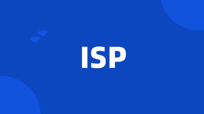 ISP