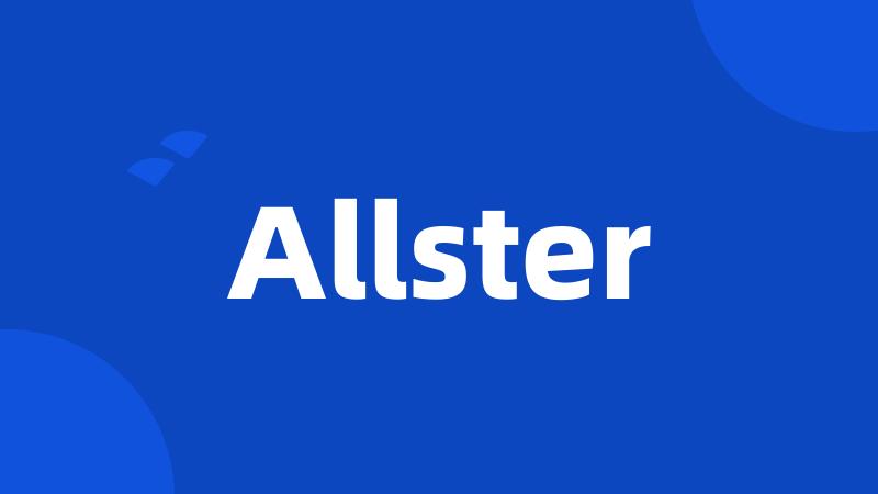 Allster