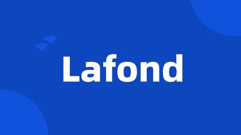 Lafond