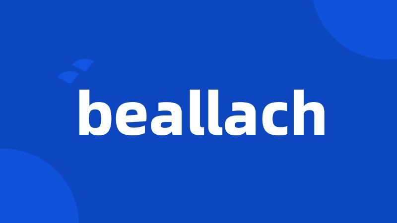 beallach