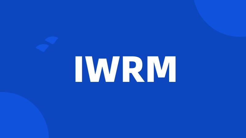 IWRM